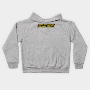 Restless Knights V6 Gold (Background) Kids Hoodie